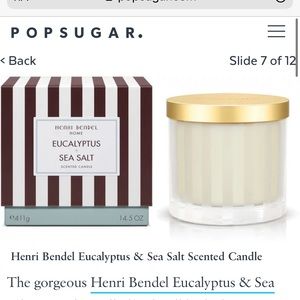 Henri bendel New York candle